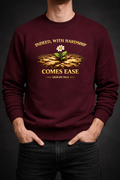 With Hardship Comes Ease – Qur’an 94:5 Premium Islamic Sweatshirt