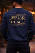 Spread the Greetings of Peace – Premium Islamic Sweatshirt